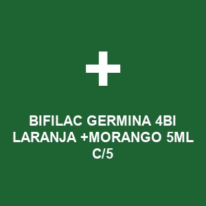 BIFILAC GERMINA 4BI LARANJA +MORANGO 5ML C/5