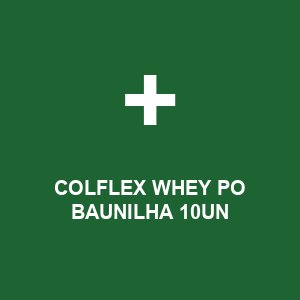 COLFLEX WHEY PO BAUNILHA 10UN