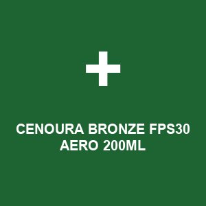 CENOURA BRONZE FPS30 AERO 200ML