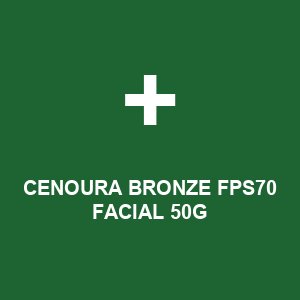 CENOURA BRONZE FPS70 FACIAL 50G