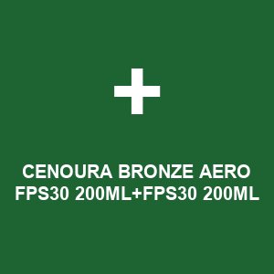 CENOURA BRONZE AERO FPS30 200ML+FPS30 200ML