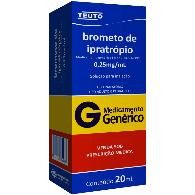 BROM IPRATROPIO GEN TEUTO 0,025% 20ML