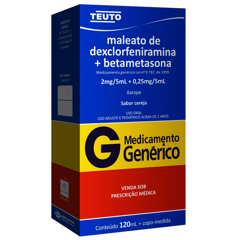DEXCLORFENIRAMINA+BETA GEN TEUTO 120ML