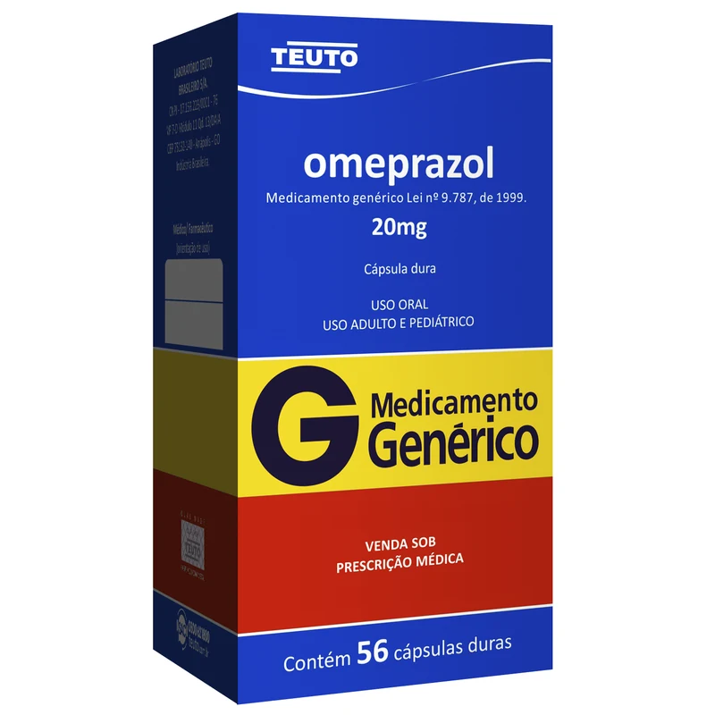 OMEPRAZOL GEN TEUTO 20MG C/56 CAPS