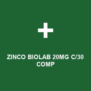 ZINCO BIOLAB 20MG C/30 COMP