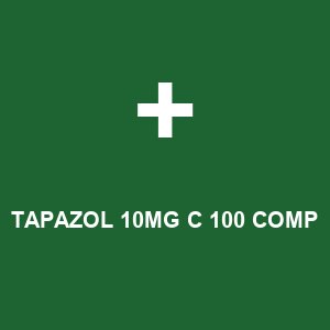 TAPAZOL 10MG C 100 COMP