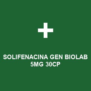 SOLIFENACINA GEN BIOLAB 5MG 30CP