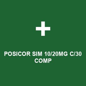 POSICOR SIM 10/20MG C/30 COMP
