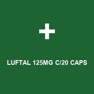 LUFTAL 125MG C/20 CAPS