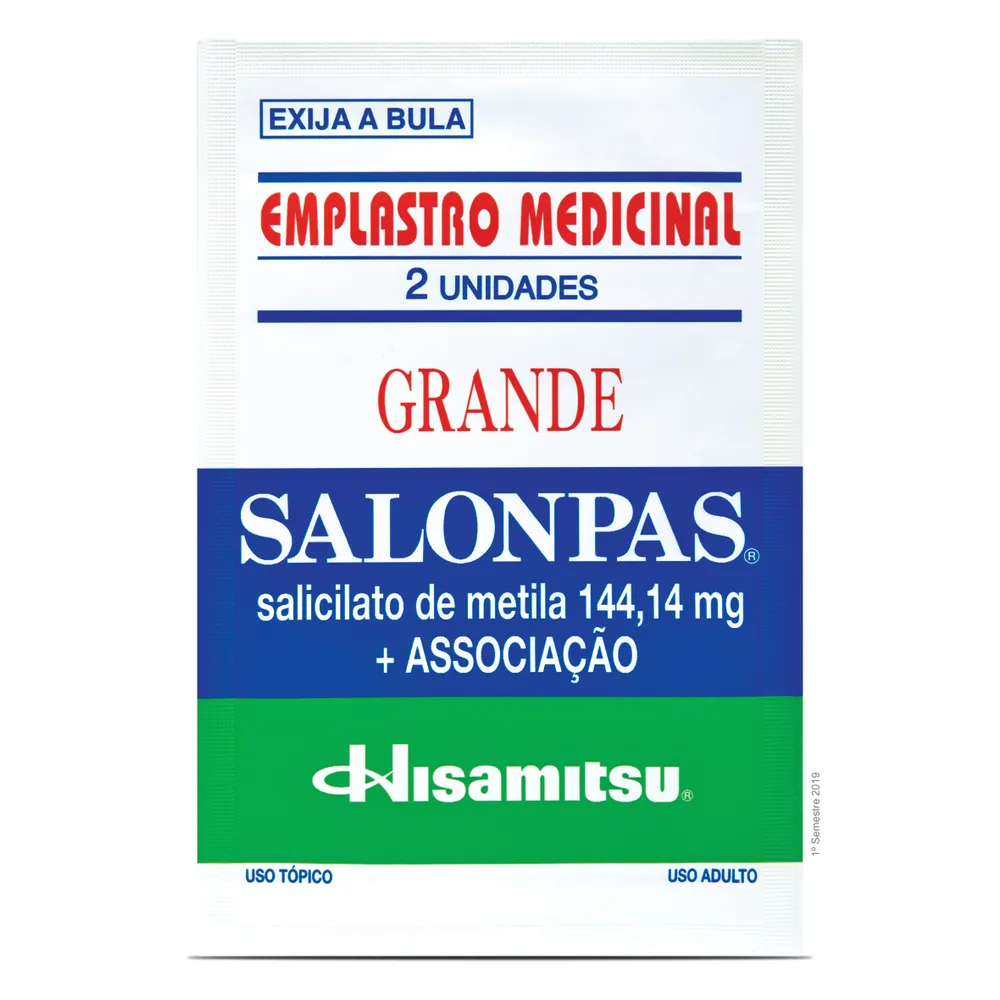 EMPLASTRO SALONPAS GRANDE C/2 UNID