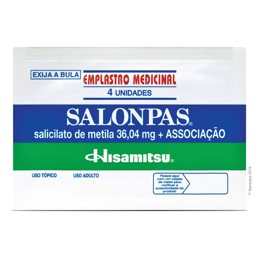 EMPLASTRO SALONPAS GRANDE C/4 UNID