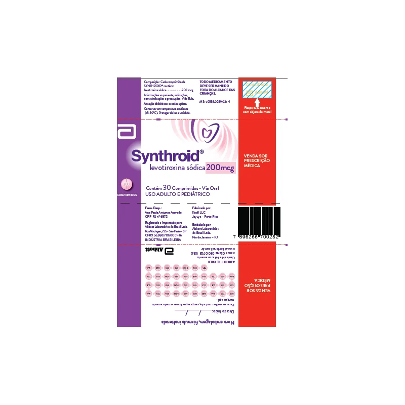 SYNTHROID 200MG C/30 COMP