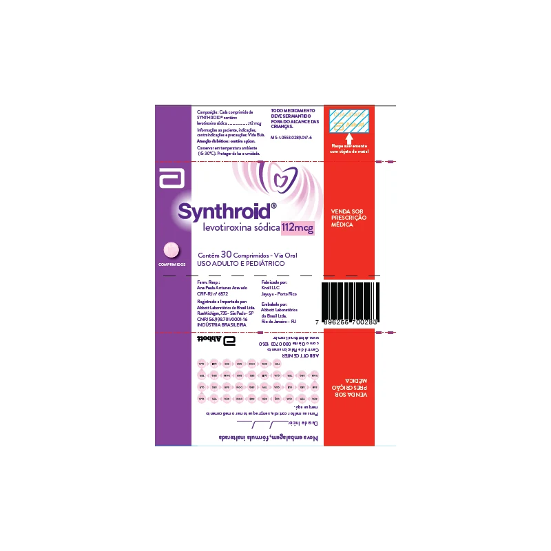 SYNTHROID 112MG C/30 COMP