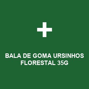 BALA DE GOMA URSINHOS FLORESTAL 35G