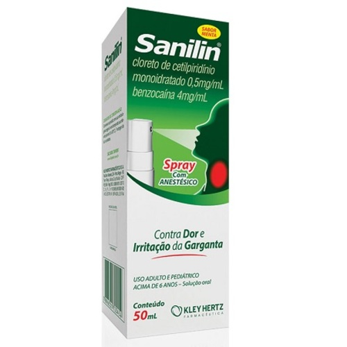 SANILIN SPRAY MEL E LIMAO 50ML