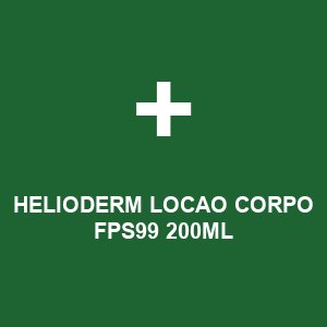 HELIODERM LOCAO CORPO FPS99 200ML