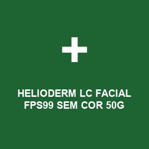 HELIODERM LC FACIAL FPS99 SEM COR 50G
