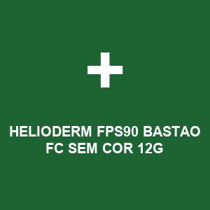 HELIODERM FPS90 BASTAO FC SEM COR 12G