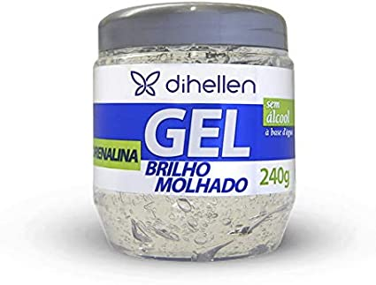 DIHELLEN GEL BRILHO MOLHADO ADRENALINA 240G