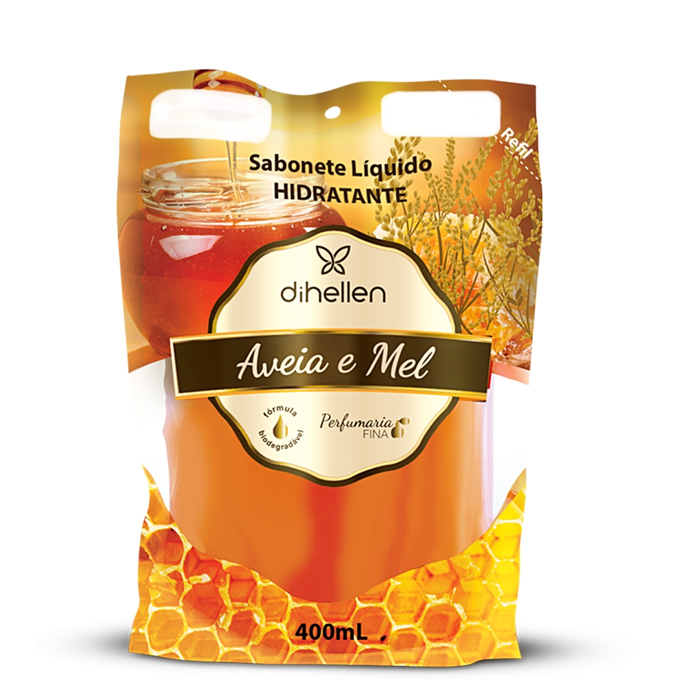DIHELLEN SAB LIQ AVEIA E MEL 400ML