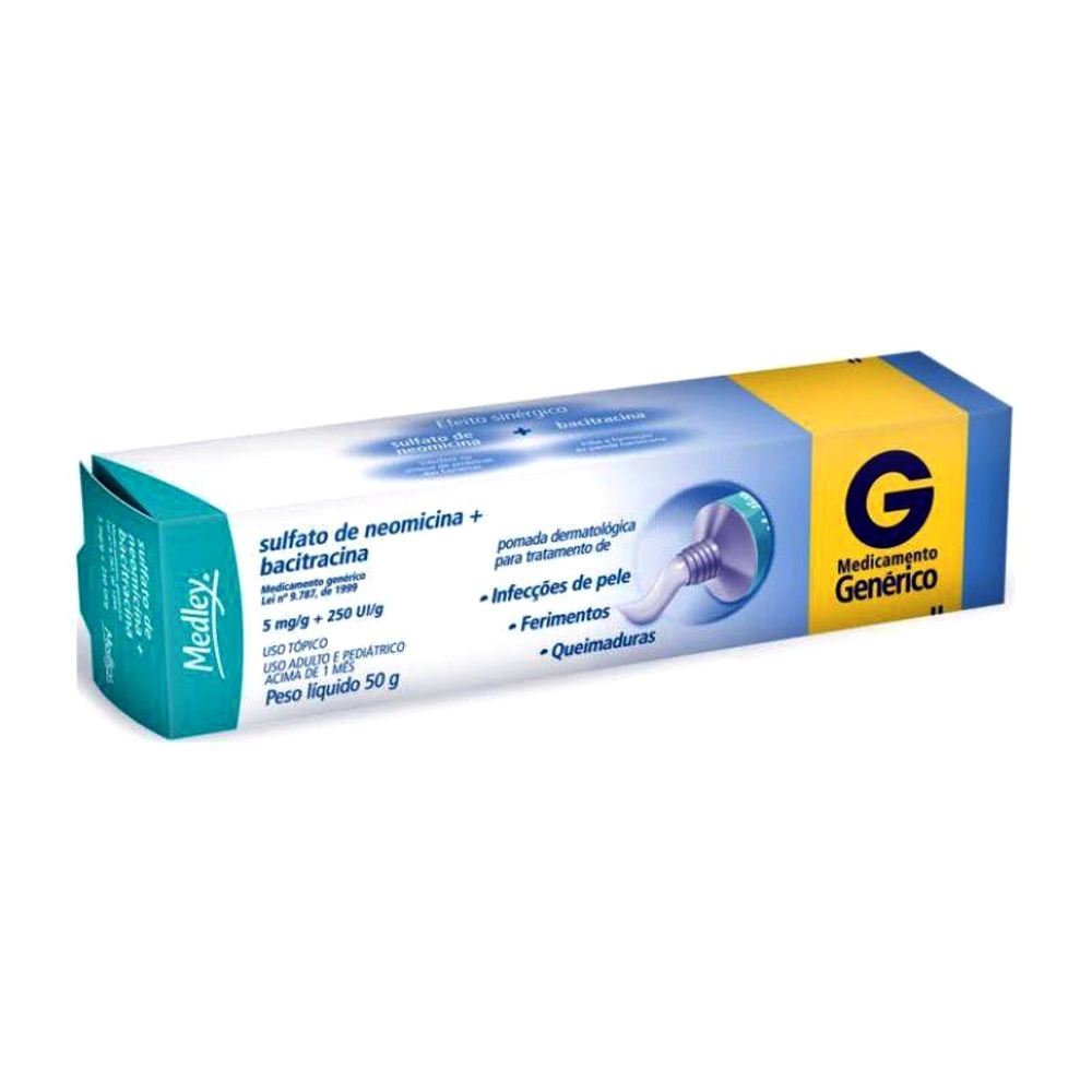 NEOMICINA+BACITRACINA GEN MEDLEY 50G.