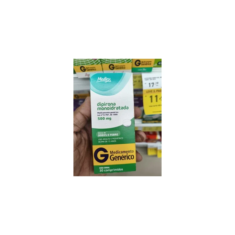 DIPIRONA GEN MEDLEY 500MG 30 COMP