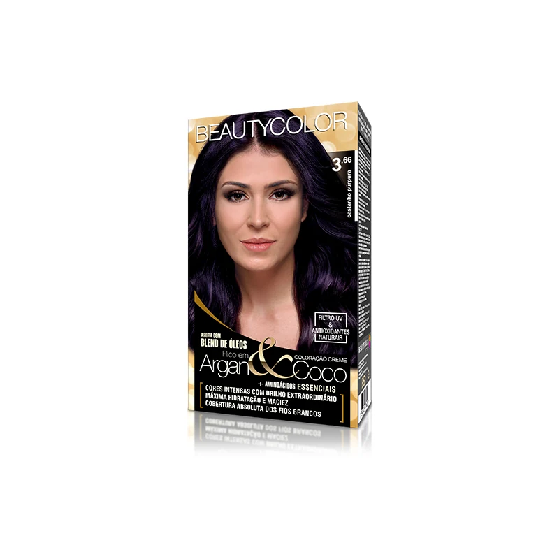 TINT BEAUTYCOLOR 3.66 CASTANHO PURPURA