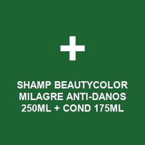 SHAMP BEAUTYCOLOR MILAGRE ANTI-DANOS 250ML + COND 175ML