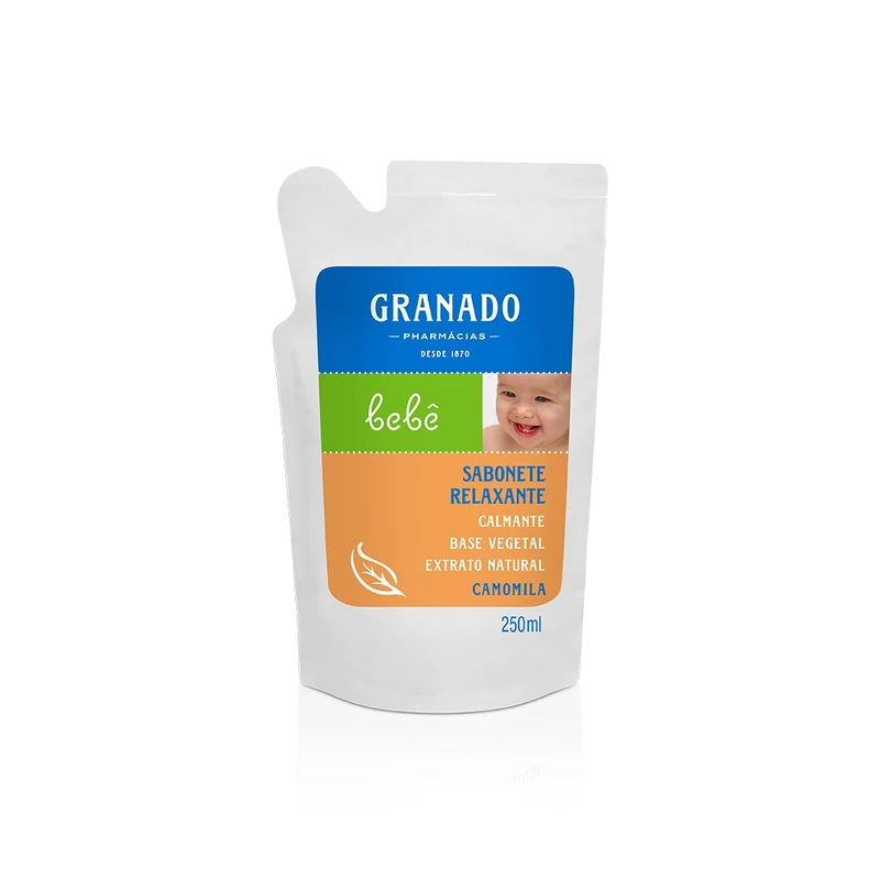 SAB GRANADO LIQ GLICER BEBE CAMO REFIL 250ML
