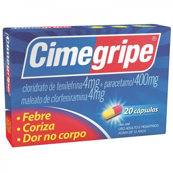 CIMEGRIPE CIMED C/20 CAPS