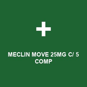 MECLIN MOVE 25MG C/ 5 COMP