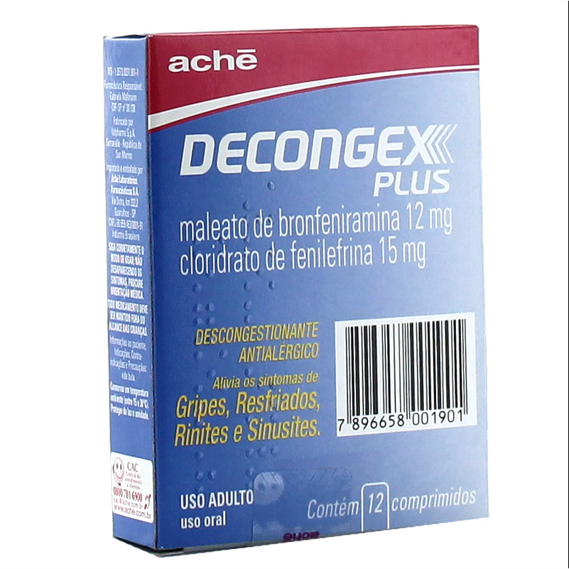 DECONGEX PLUS C/12 COMP