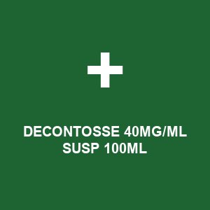 DECONTOSSE 40MG/ML SUSP 100ML