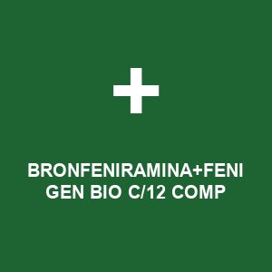 BRONFENIRAMINA+FENI GEN BIO C/12 COMP