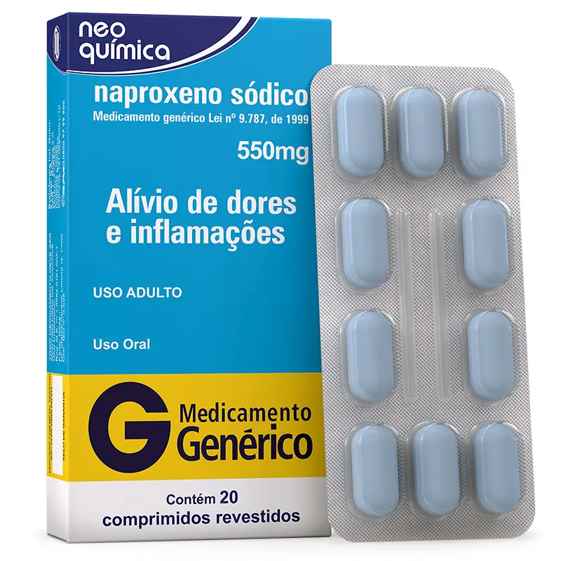 NAPROXENO GEN NEO 550MG C/20 COMP