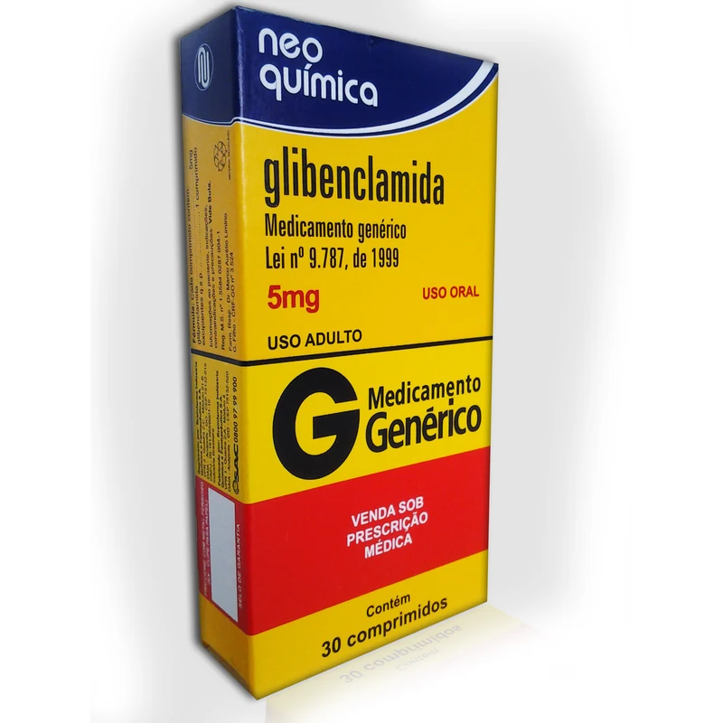 GLIBENCLAMIDA GEN NEO 5MG C/30 COMP