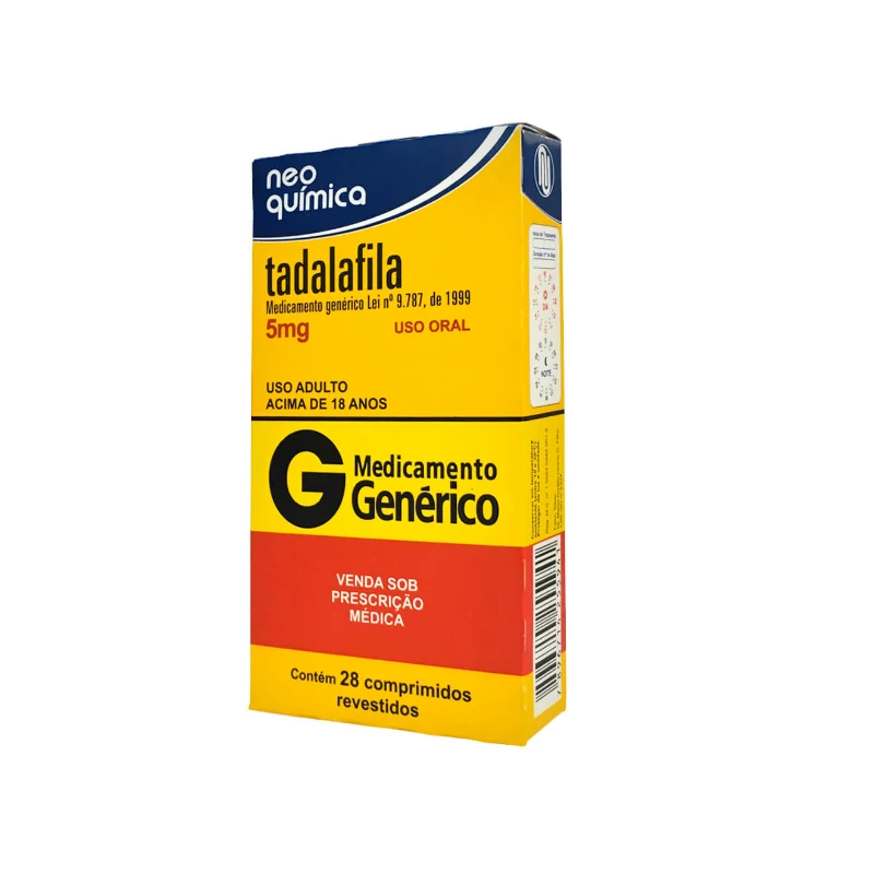TADALAFILA GEN NEO  5MG C/28 COMP