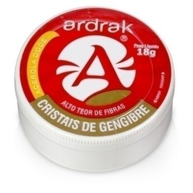 CRISTAIS GENGIBRE ACEROLA 10G