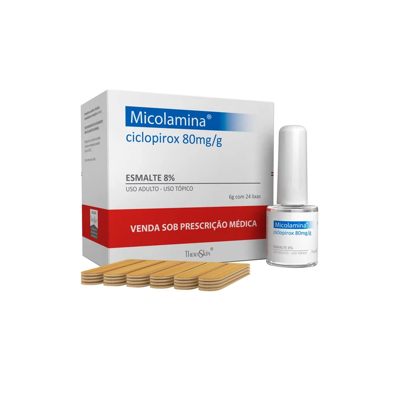 MICOLAMINA ESMALTE 8% 6G C/24 LIXAS