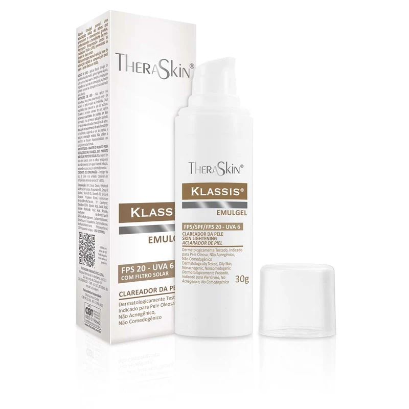 KLASSIS EMULGEL CLAREADOR PELE FPS20 30G