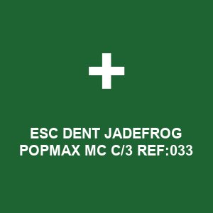 ESC DENT JADEFROG POPMAX MC C/3 REF:033