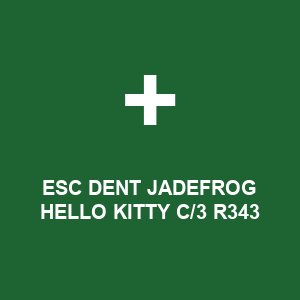 ESC DENT JADEFROG HELLO KITTY C/3 R343