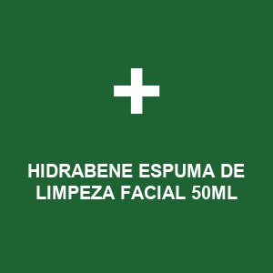 HIDRABENE ESPUMA DE LIMPEZA FACIAL 50ML