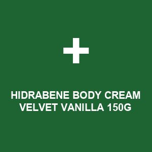 HIDRABENE BODY CREAM VELVET VANILLA 150G
