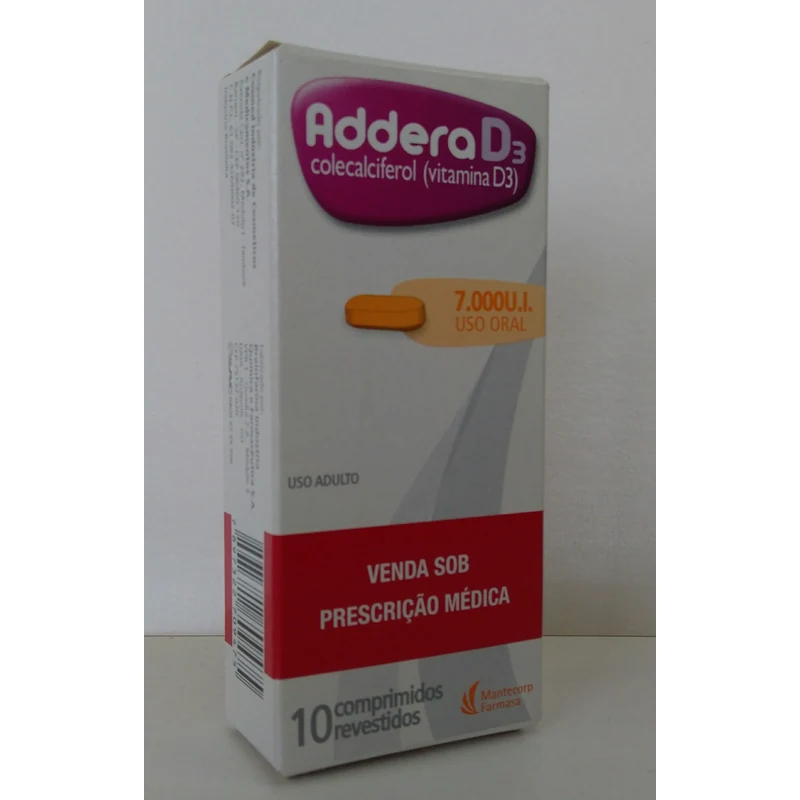 ADDERA D3 7.000UI C/10 CP