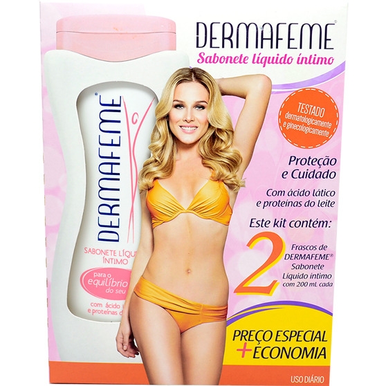 DERMAFEME SAB LIQ INTIMO C/2 200ML