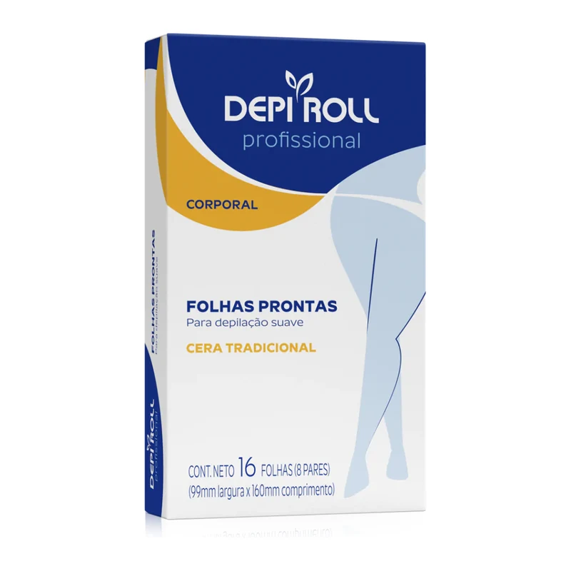 DEPI ROLL FOLHAS CORPORAL TRAD C/8 PARES