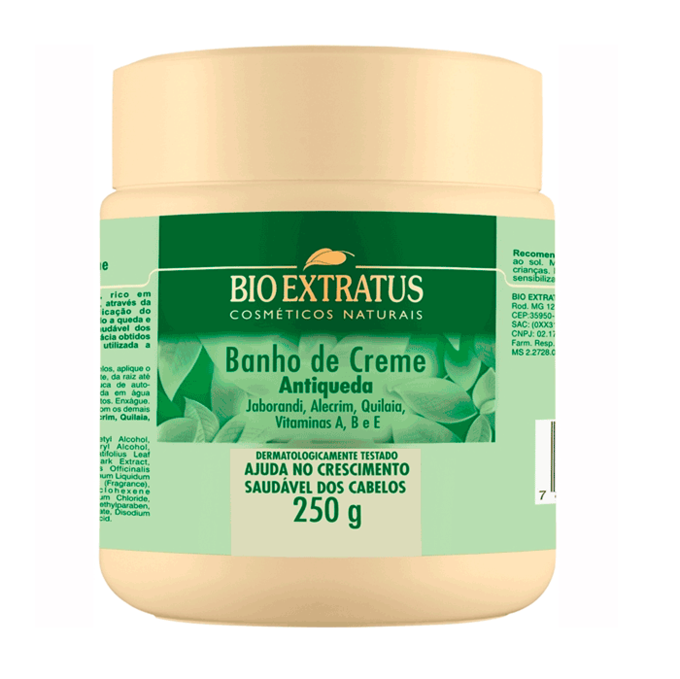 BIO EXTRATUS BANHO DE CREME JABORANDI 250G