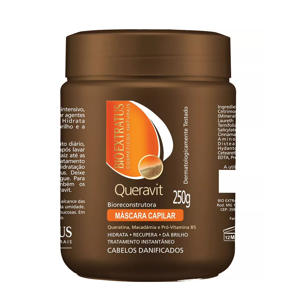 BIO EXTRATUS MASCARA QUERAVIT 250G