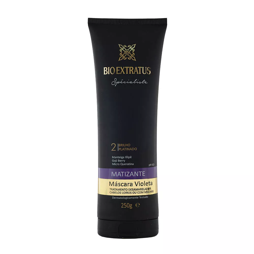 BIO EXTRATUS MASCARA MATIZANTE VIOLETA 250G
